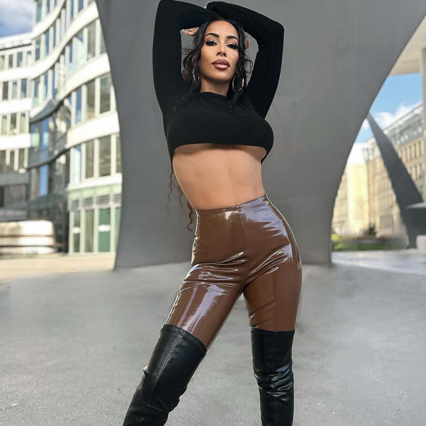 Sexy PVC girl #qo7dBV70